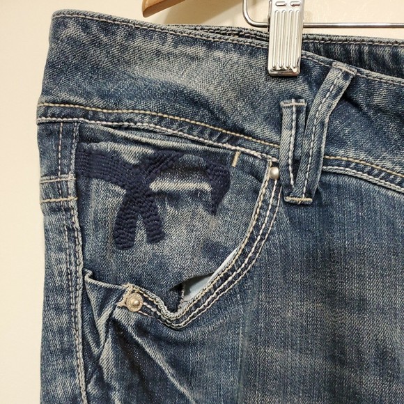 Y2K 90s Paris Blues Flare Bell Bottom Jeans Juniors Plus 25/Women's 22/24 NWT - Picture 4 of 12